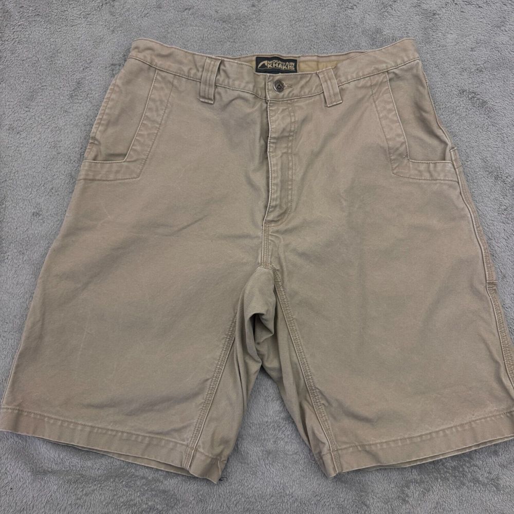 Mountain Khakis Men's Shorts Size 34 Alpine Utility Shorts Khaki Color